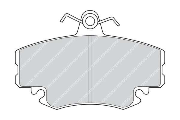 FERODO FDB1781 Brake Pad Set, disc brake
