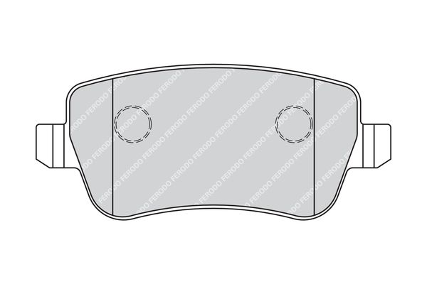FERODO FDB1798 Brake Pad Set, disc brake