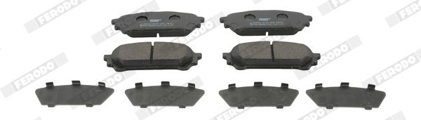 FERODO FDB1861 Brake Pad Set, disc brake