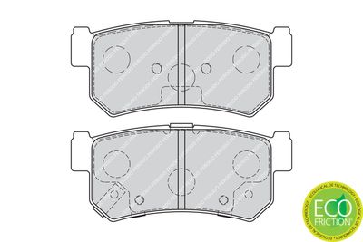 Brake Pad Set, disc brake FERODO FDB1937