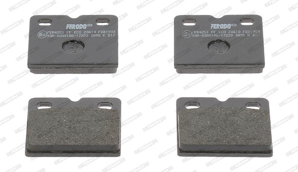 FERODO FDB1983 Brake Pad Set, disc brake