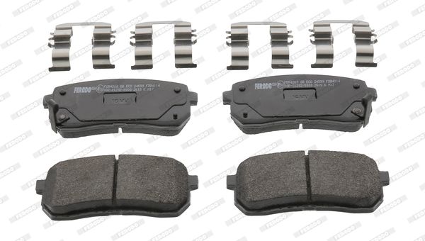 FERODO FDB4114 Brake Pad Set, disc brake