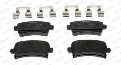 Brake Pad Set, disc brake FERODO FDB4252