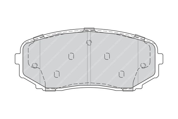 FERODO FDB4365 Brake Pad Set, disc brake