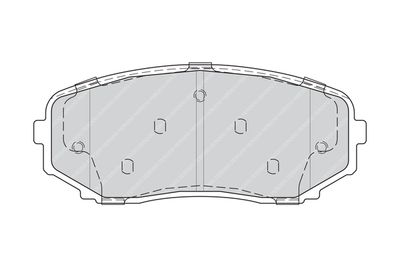 Brake Pad Set, disc brake FERODO FDB4365