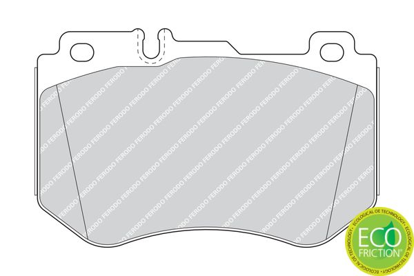 FERODO FDB4607 Brake Pad Set, disc brake