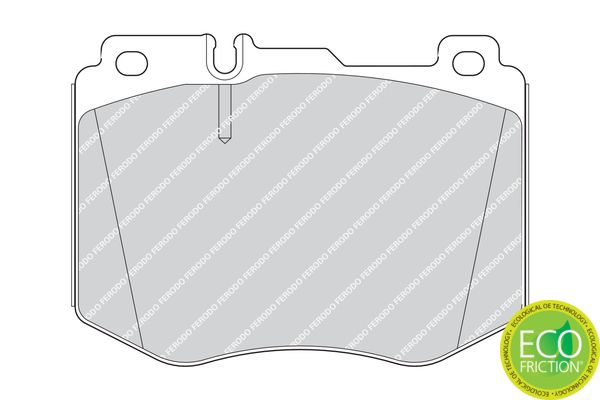 FERODO FDB4608 Brake Pad Set, disc brake