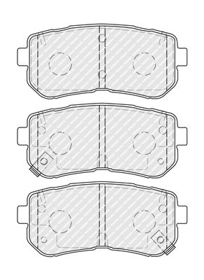 FERODO FDB4771 Brake Pad Set, disc brake