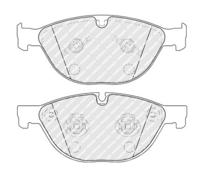 Brake Pad Set, disc brake FERODO FDB5270