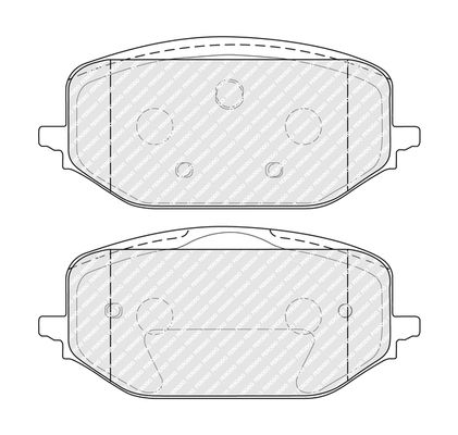 FERODO FDB5337 Brake Pad Set, disc brake