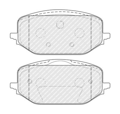 Brake Pad Set, disc brake FERODO FDB5337