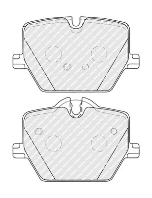 FERODO FDB5339 Brake Pad Set, disc brake