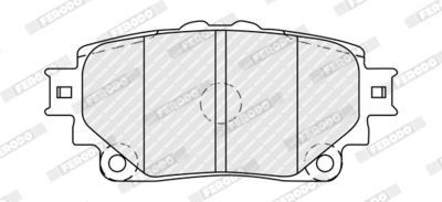 Brake Pad Set, disc brake FERODO FDB5353
