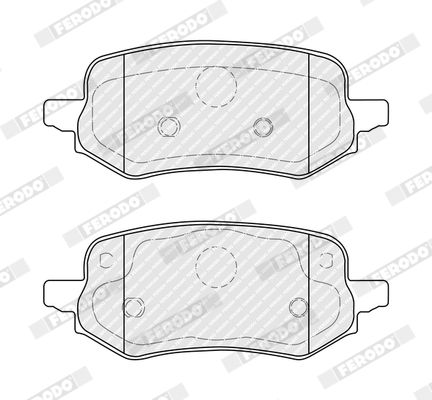 FERODO FDB5371 Brake Pad Set, disc brake