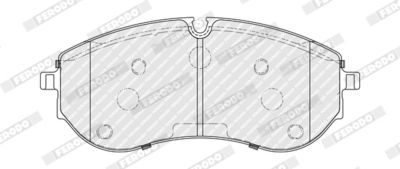 Brake Pad Set, disc brake FERODO FDB5372