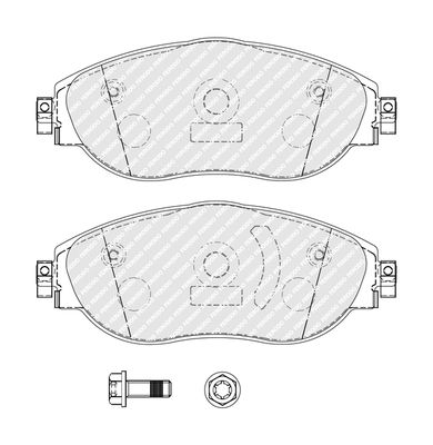 FERODO FDB5380 Brake Pad Set, disc brake