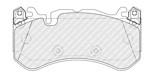FERODO FDB5381 Brake Pad Set, disc brake