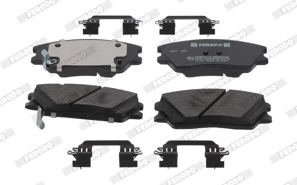 FERODO FDB5418 Brake Pad Set, disc brake