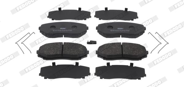 FERODO FDB5433 Brake Pad Set, disc brake
