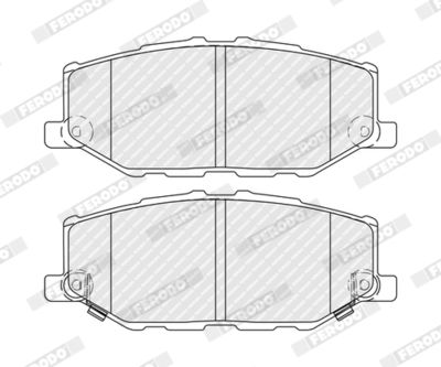 Brake Pad Set, disc brake FERODO FDB5482