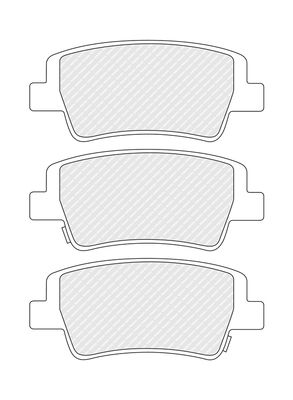 Brake Pad Set, disc brake FERODO FDB5509