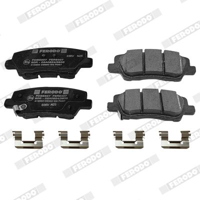 Brake Pad Set, disc brake FERODO FDB5557