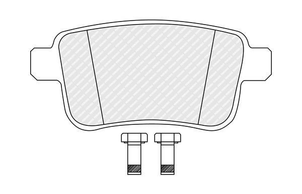 FERODO FDB5559 Brake Pad Set, disc brake