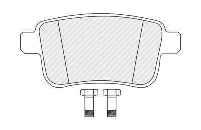 Brake Pad Set, disc brake FERODO FDB5559