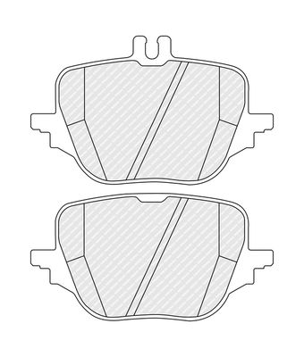Brake Pad Set, disc brake FERODO FDB5593