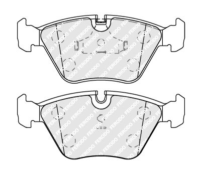 FERODO FDB577 Brake Pad Set, disc brake