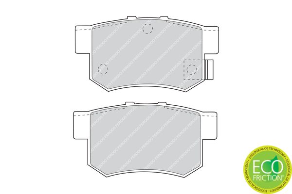 FERODO FDB956 Brake Pad Set, disc brake