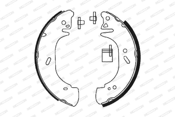 FERODO FSB618 Brake Shoe Set