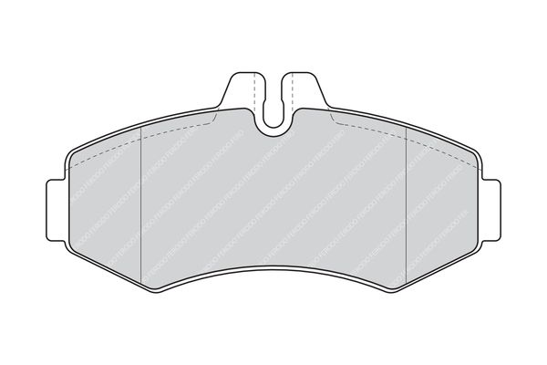 FERODO FVR1304 Brake Pad Set, disc brake