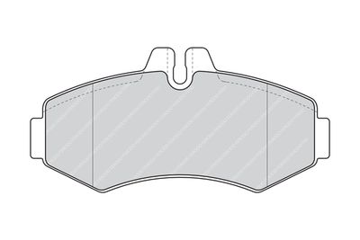 Brake Pad Set, disc brake FERODO FVR1304