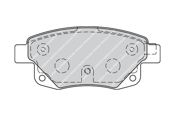 FERODO FVR1930 Brake Pad Set, disc brake