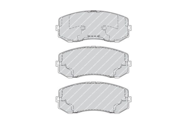 FERODO FVR4314 Brake Pad Set, disc brake