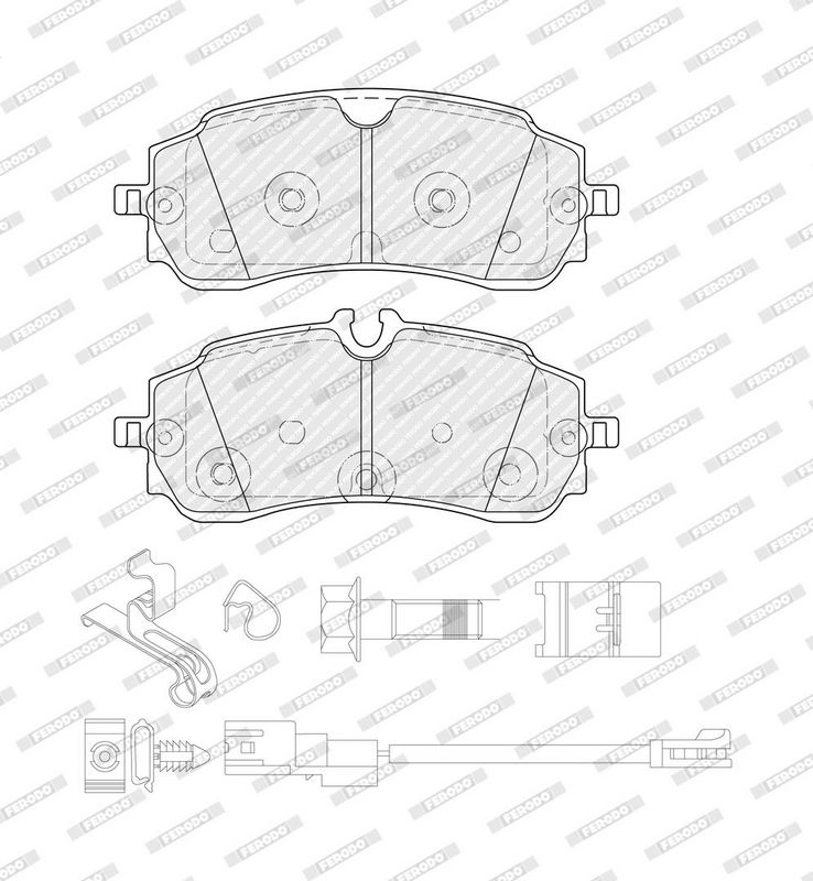 FERODO FVR5630 Brake Pad Set, disc brake