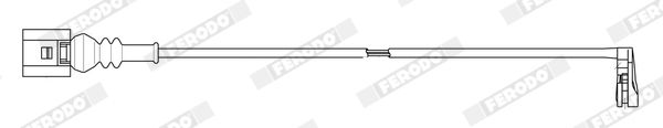 FERODO FWI464 Warning Contact, brake pad wear