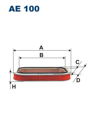 Air Filter FILTRON AE 100