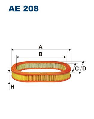 Air Filter FILTRON AE 208