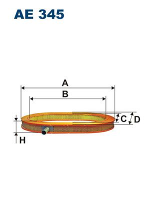 Air Filter FILTRON AE 345