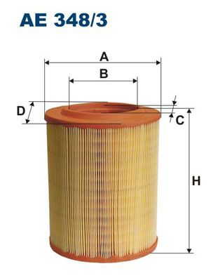 FILTRON AE 348/3 Air Filter