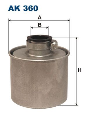 Air Filter, compressor intake FILTRON AK 360