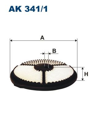 Air Filter FILTRON AK 341/1