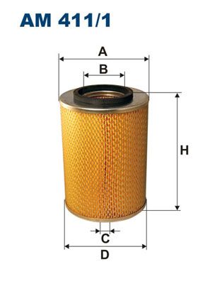 Air Filter FILTRON AM 411/1