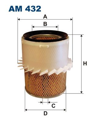 FILTRON AM 432 Air Filter