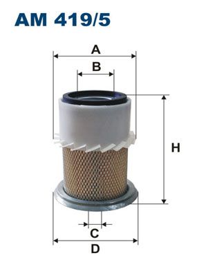Air Filter FILTRON AM 419/5