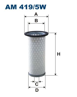 Secondary Air Filter FILTRON AM 419/5W