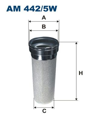 Secondary Air Filter FILTRON AM 442/5W