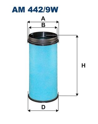 Secondary Air Filter FILTRON AM 442/9W